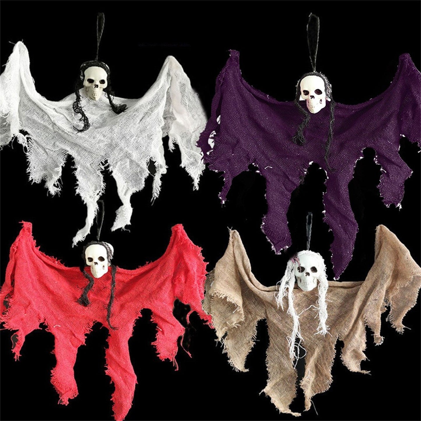 SIX - Skull Ghost Hanging Decoration