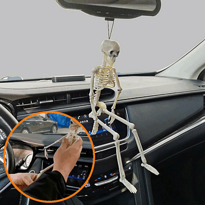 SIX - Skeleton Rear View Mirror Hanger